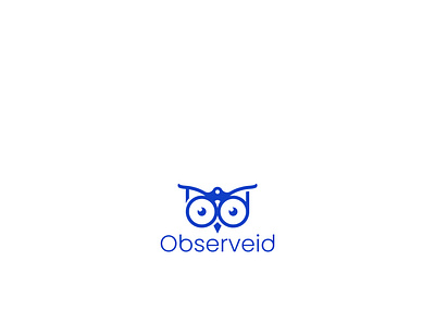 Binocular-owl logo / OD monogram binocular eyes glasses logo monogram logo observe od owl