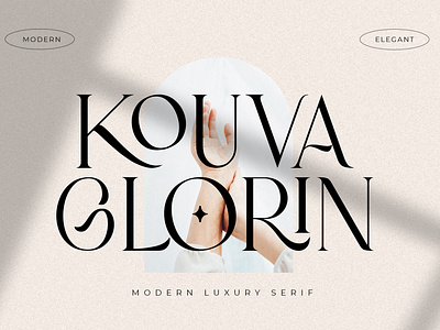 Kouva Glorin - Modern Serif Font