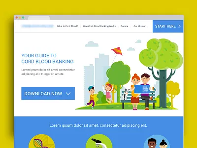 Landing Page illustrations landin page ui ux website