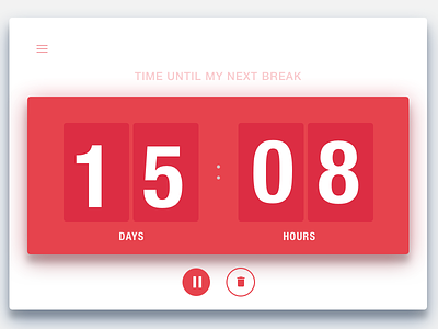 DailyUi #014 Countdown Timer