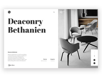 Type Exploration 008 clean editorial furniture layout madewithstudio magazine minimal type typography