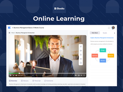 Books - Online Learning Platform online learning onlineclass ui ui design