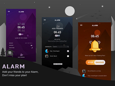 Alarm alarm app ui