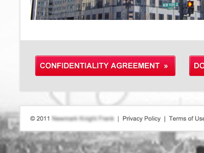 Confidentiality Agreement button commercial neutral real estate red