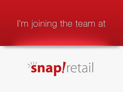 I'm joining the team at Snapretail announcement job snapretail