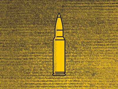 Bullet black bullet illustration pencil texture vector yellow