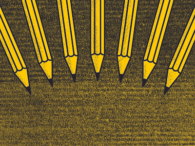 Pencils black illustration pencil texture vector yellow