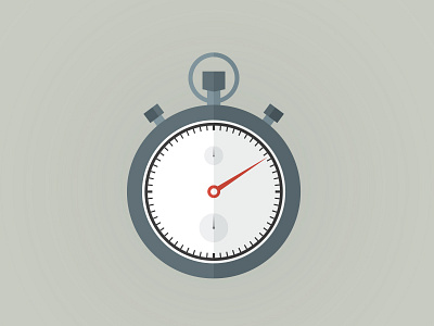 more time clock stopwatch vector