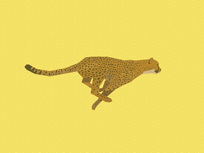 Another Cheetah cheetah fast ness illustration low poly spots vector