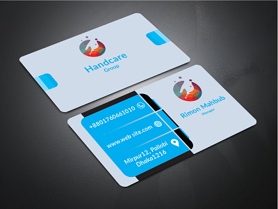 Visiting Card12 Dribbble 01 design illustrator visitingcard