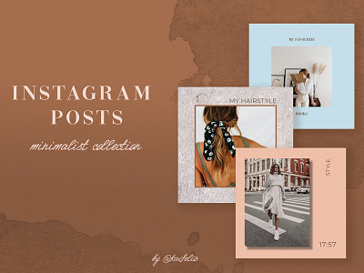 Instagram Posts Template branding design instagram poster design