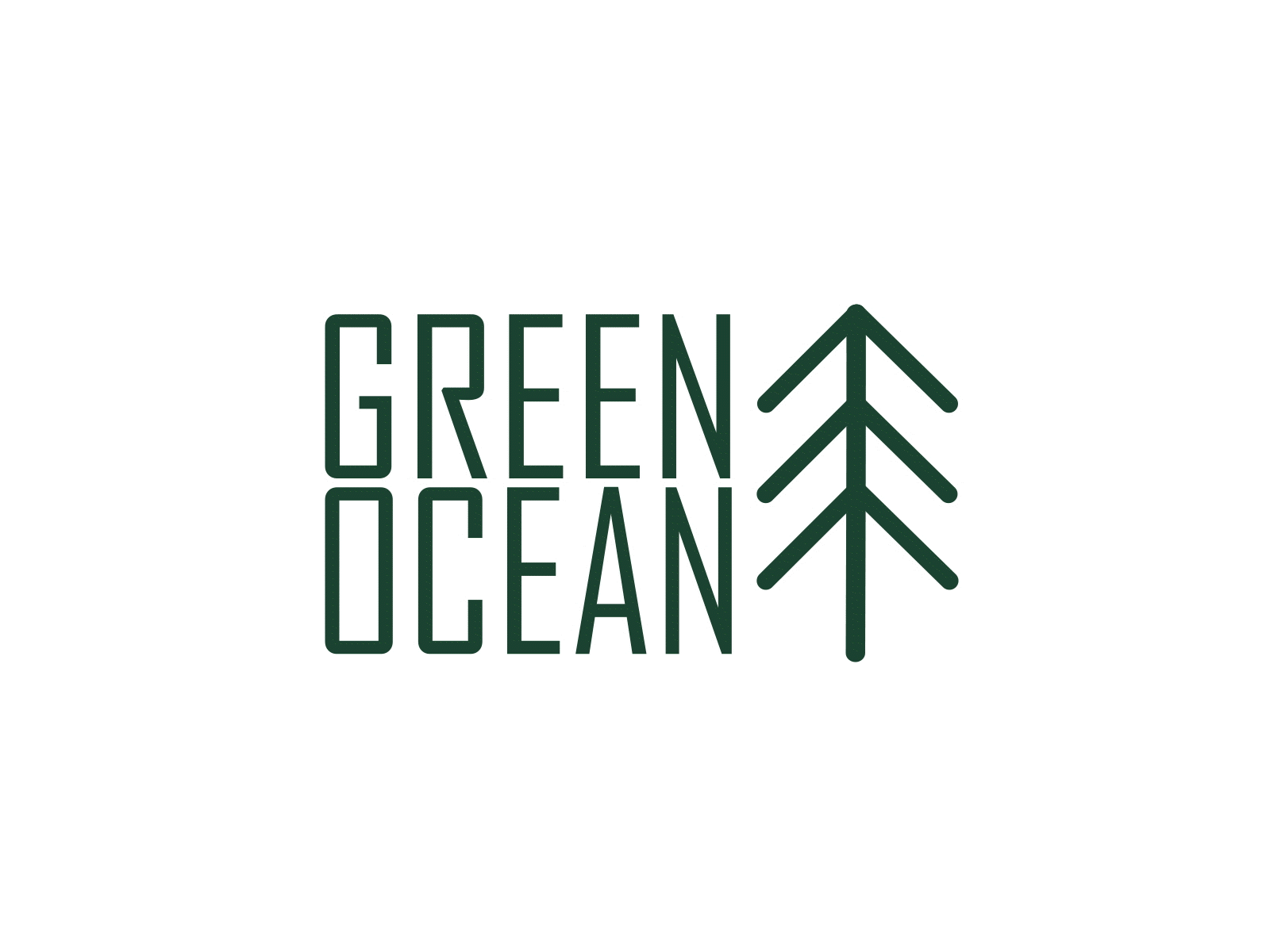 Green Ocean logo animation animation logo logo animation motion design motion graphics
