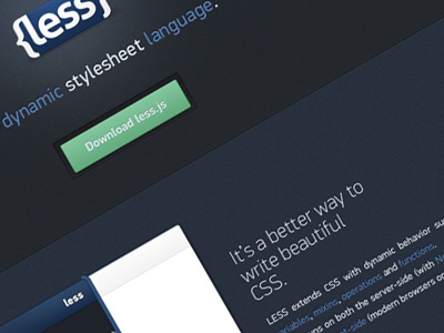 Less Redesign css less responsive website