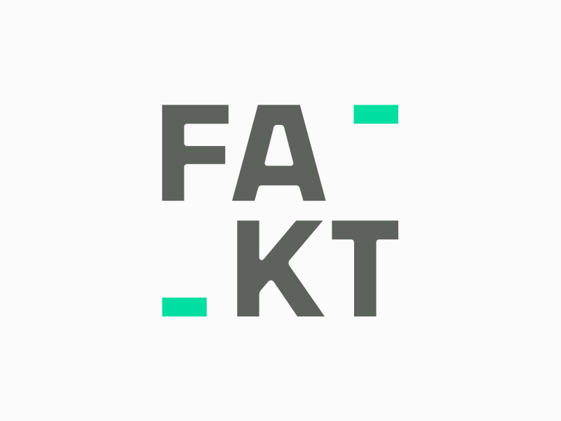 Fakt. Fakt Media надпись.