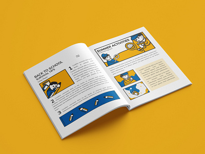 Children book artbook book cover design flat illustration layout