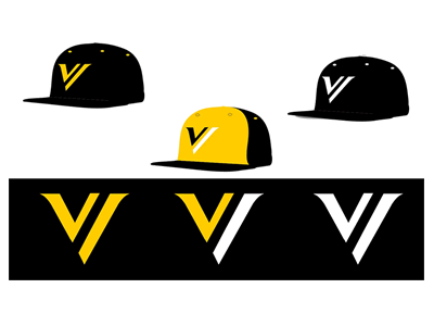 Valley Vikings hat baseball blackandgold hat rallyvalley sports