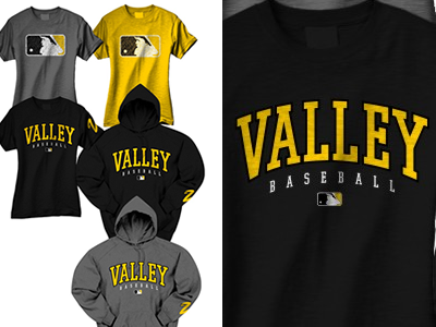 Valley Gear baseball blackandgold rallyvalley sports