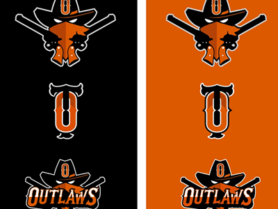 Tucson Outlaws baseball coloways logo outlaw sports stylesheet