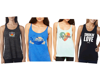 Band Apparel Mock up bands screen printing t-shirts ladies shirts apparel