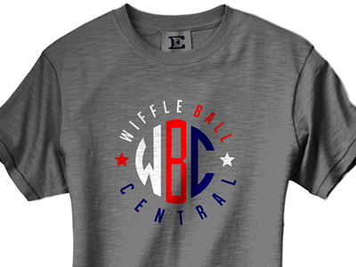 Wiffle Ball Central apparel baseball branding enotsdesign logo t shirt