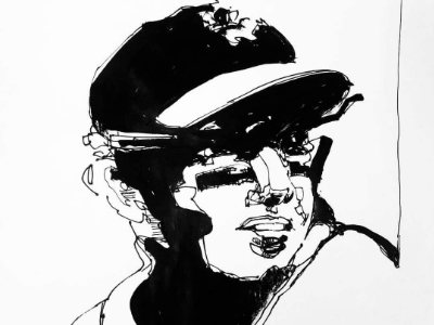 Brooks Robinson Illustration art baseball brooks robinson illustration ink pen