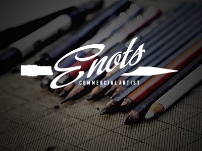 ENOTS Commercial Artist (pens) commercial art logo