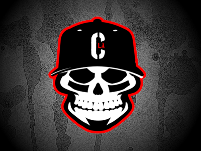 LA Clash Skull baseball logo masscot skull sports