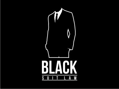 Black Suit Law logo proposal