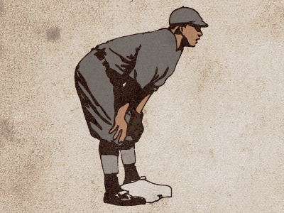 Vintage Baseball Guy baseball texture vintage