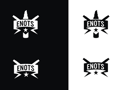 ENOTS Crossed Pens logo sample