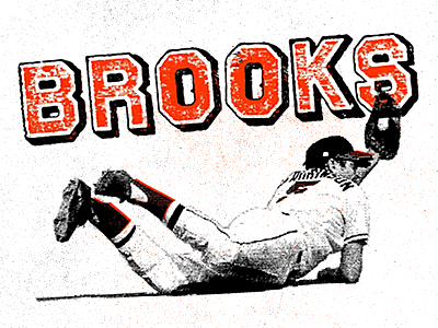 BROOKS Tribute 5 baseball brooks robinson tribute