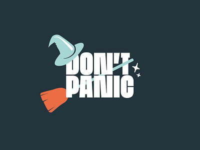 DON'T PANIC Newsletter - Halloween Edition Logo Design