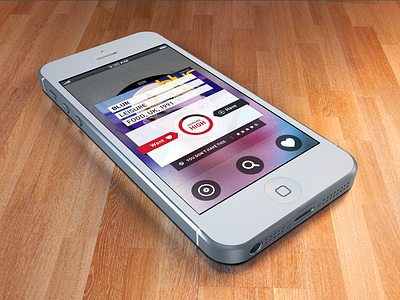 Record Shopping app - work in progress app iphone ui