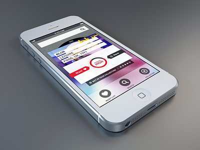 Record Shopping app - work in progress app iphone ui
