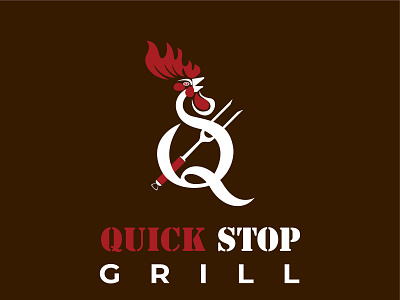 Grill Restaurant Logo Design branding business logo cock logo food logo grill logo identitiy identity logo logo a day logo alphabet logo deisgn logo design branding logo design challenge profession proffesional qs logo restaurant logo