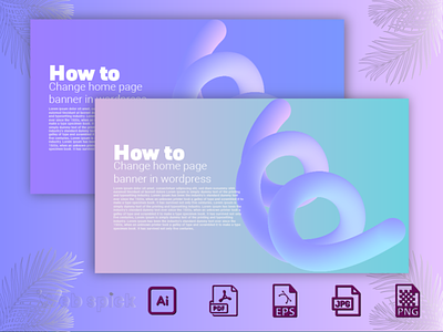 create a website banner with illustrator cc