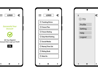Mobile Apps wireframe 2