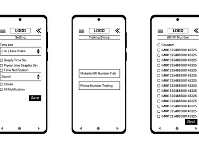 Mobile Apps wireframe 4