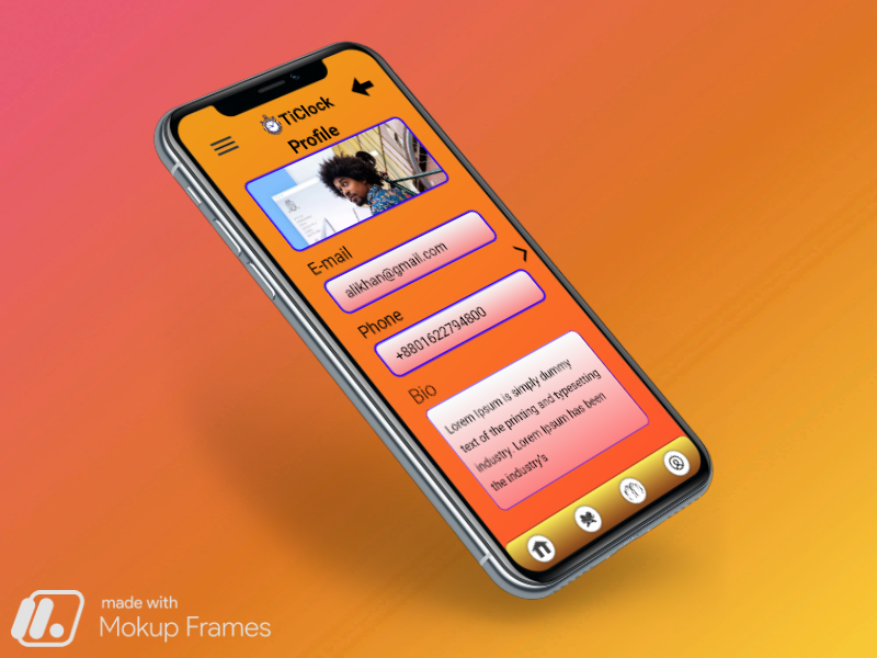 Mobile Apps Time Clock by Imarn Hasan on Dribbble