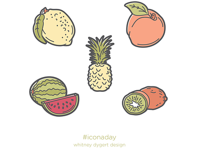 Fruit icon pack design flat flat design icon icon design iconography icons illustration illustrator vector vector icon