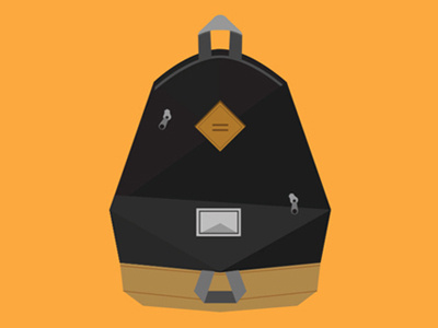 Bag backpack school zipper