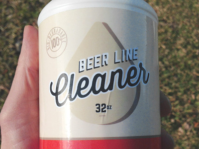 Beer Line Cleaner label product