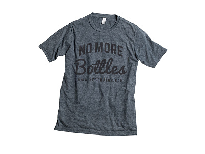 No Mo Bottles graphic tee lettering typography