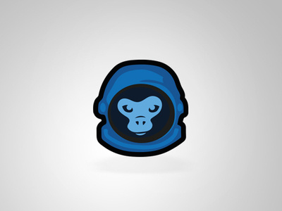 Monkeynauta astronaut logo mascot logo monkeys