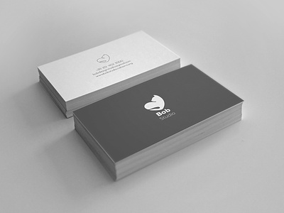 Bob Studio Business Card brand identity business card minimalism