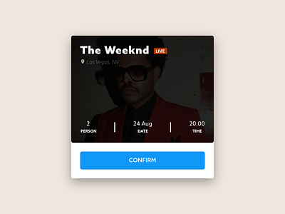 Daily UI 054 - Confirmation 6foot4 branding dailyui design digital illustration ui ux uxdesign vector weeknd xd