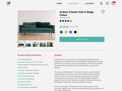 Maynooth Furniture - Product Page