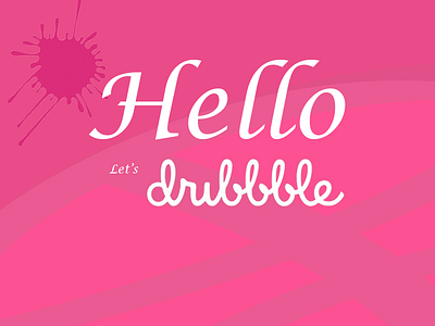 Hello Dribbble! ^_^ hello dribbble