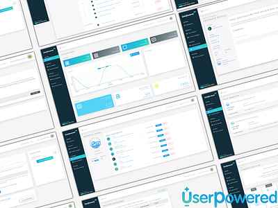 UserPowered UI account dashboard feedback ui uidesign ux uxui website widget