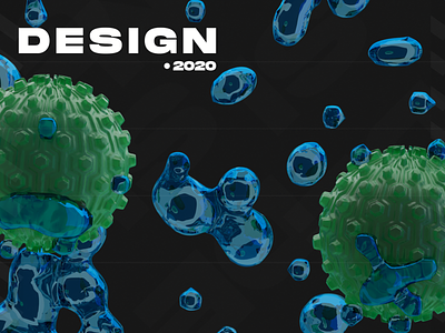 Space virus 2020 3d abstract arnold branding cinema4d coronavirus design grid leshchev render space